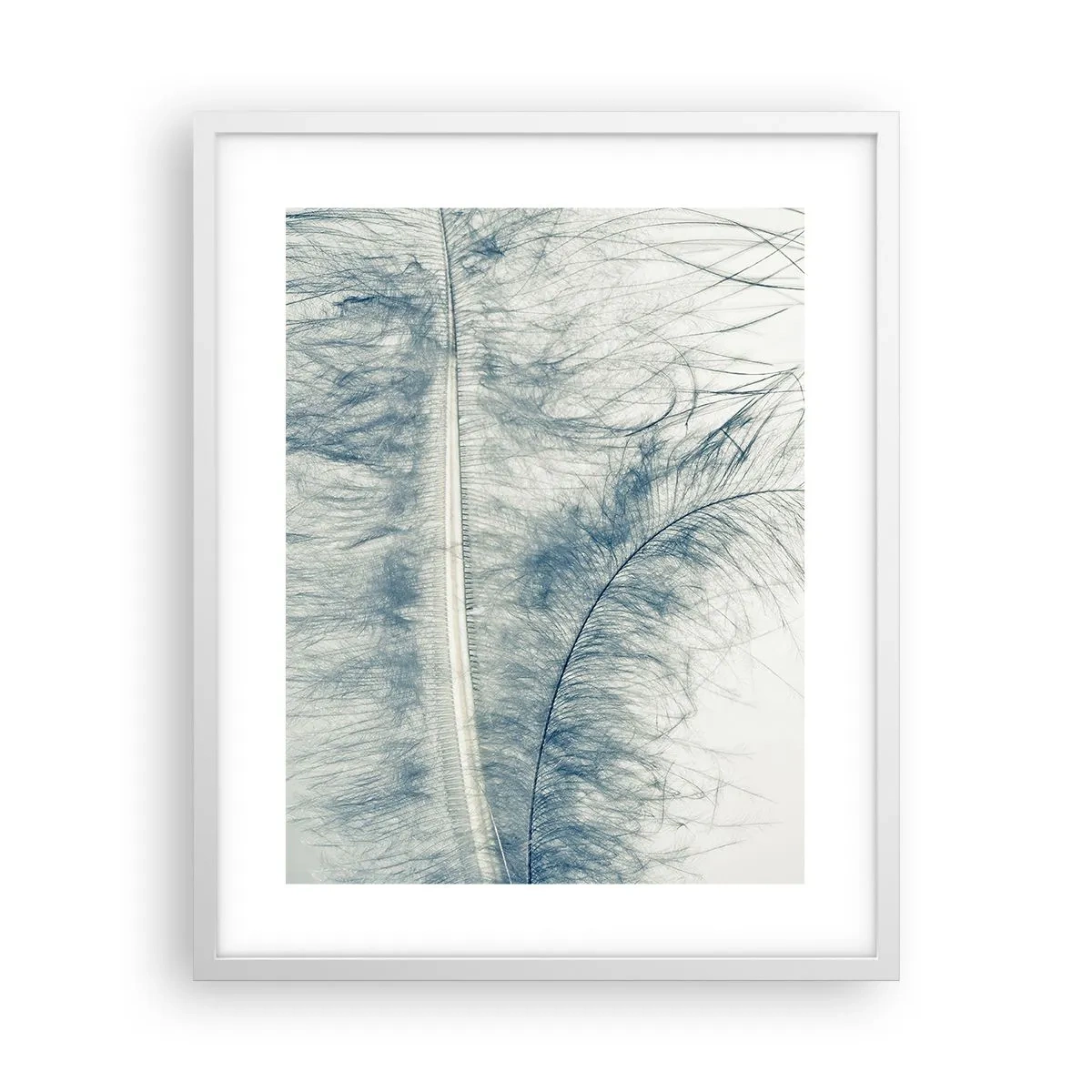 Affiche dans un cadre blanc - Poster - Les sept natures - 40x50 cm