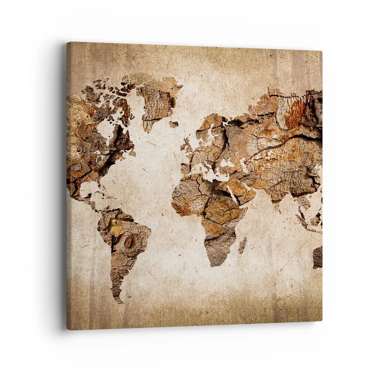 Impression sur toile - Image sur toile - Découverte du monde - 40x40 cm