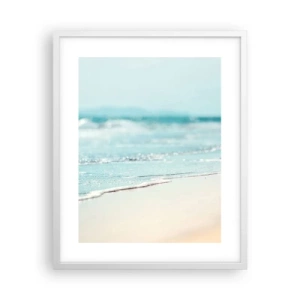 Affiche dans un cadre blanc - Poster - Chaleur et bruissement - 40x50 cm