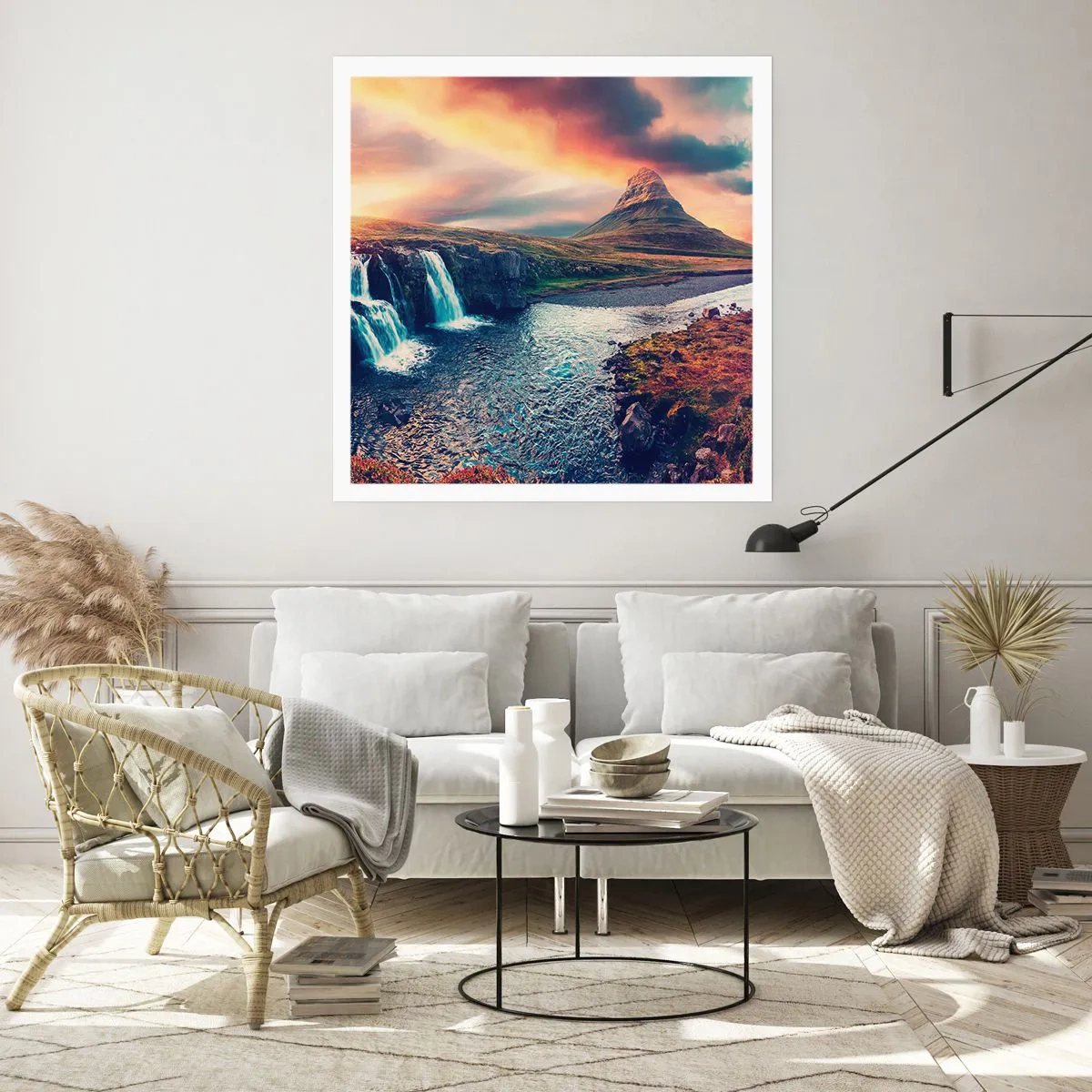 Affiche - Poster - Dans la majesté de la nature - 60x60 cm