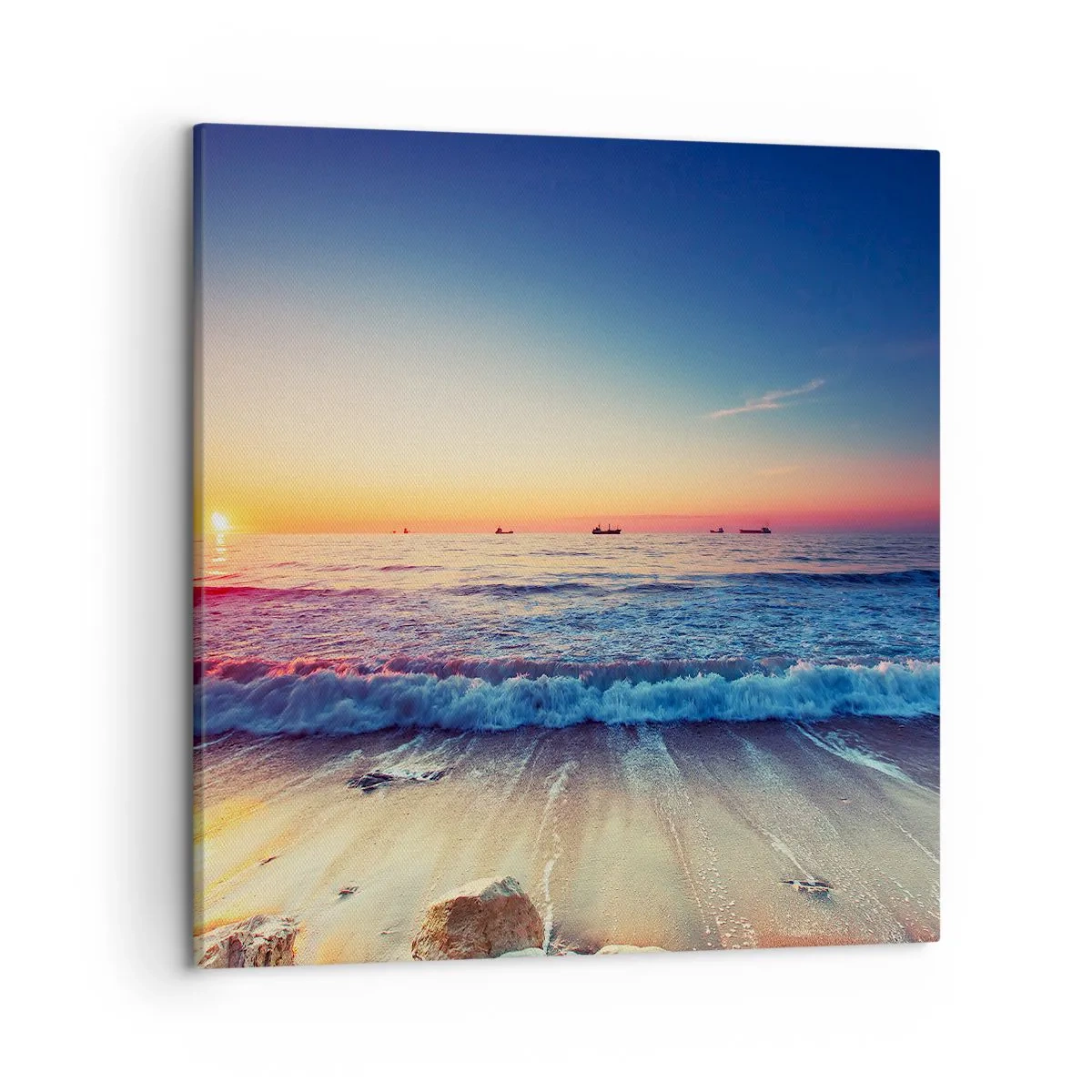 Impression sur toile - Image sur toile - Mais quel horizon ? - 50x50 cm