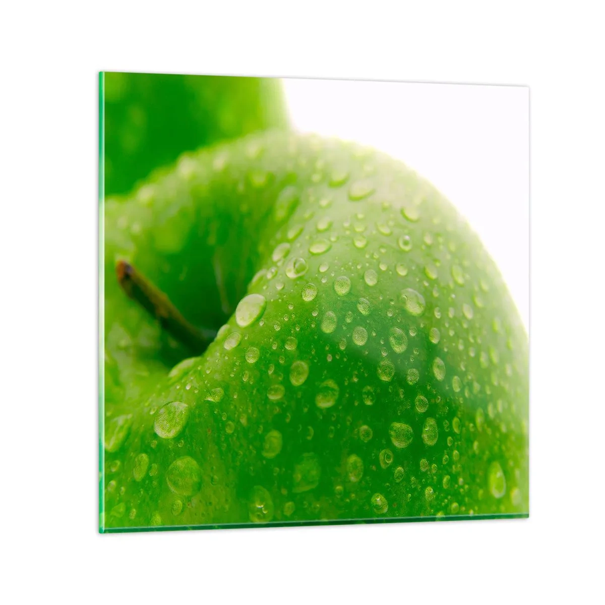 Impression sur verre - Image sur verre - Fraîcheur de verdure fraîche - 30x30 cm