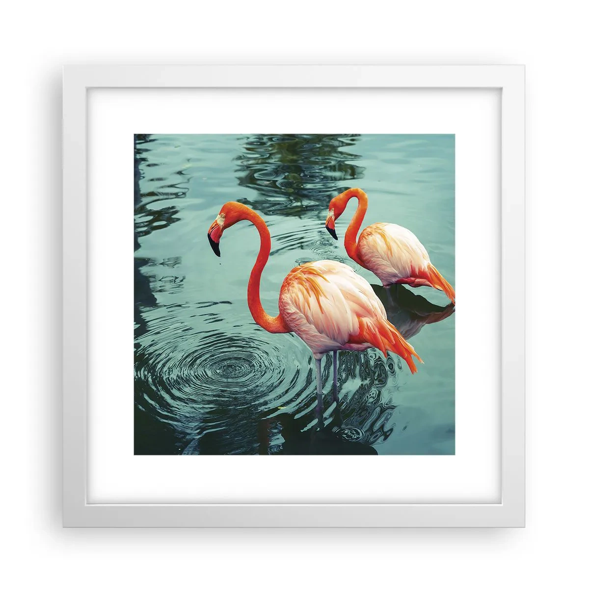 Affiche dans un cadre blanc - Poster - Nous sommes à la mode maintenant - 30x30 cm