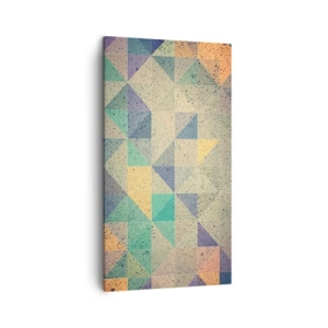 Impression sur toile - Image sur toile - République des triangles - 45x80 cm