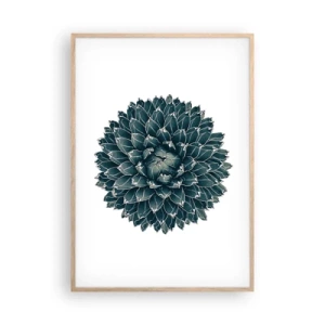 Affiche dans un chêne clair - Poster - Étoile du désert - 70x100 cm