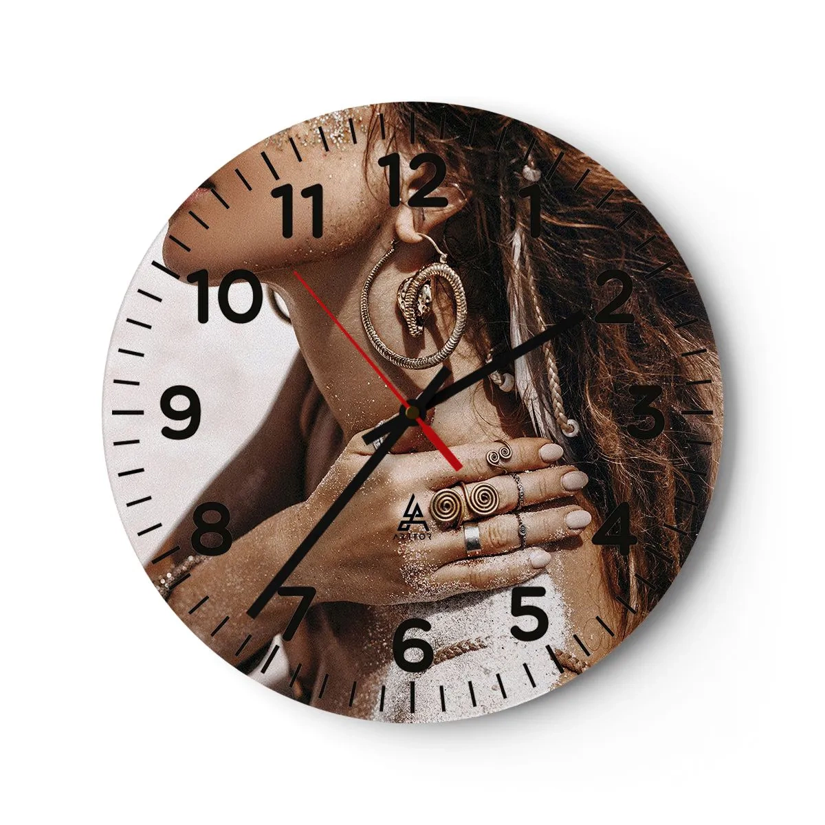 Horloge murale - Pendule murale - Reine des plages sauvages - 30x30 cm