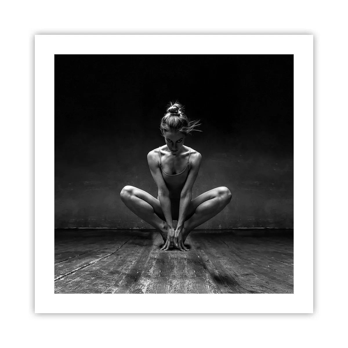 Affiche - Poster - Concentration de l'énergie de la danse - 50x50 cm