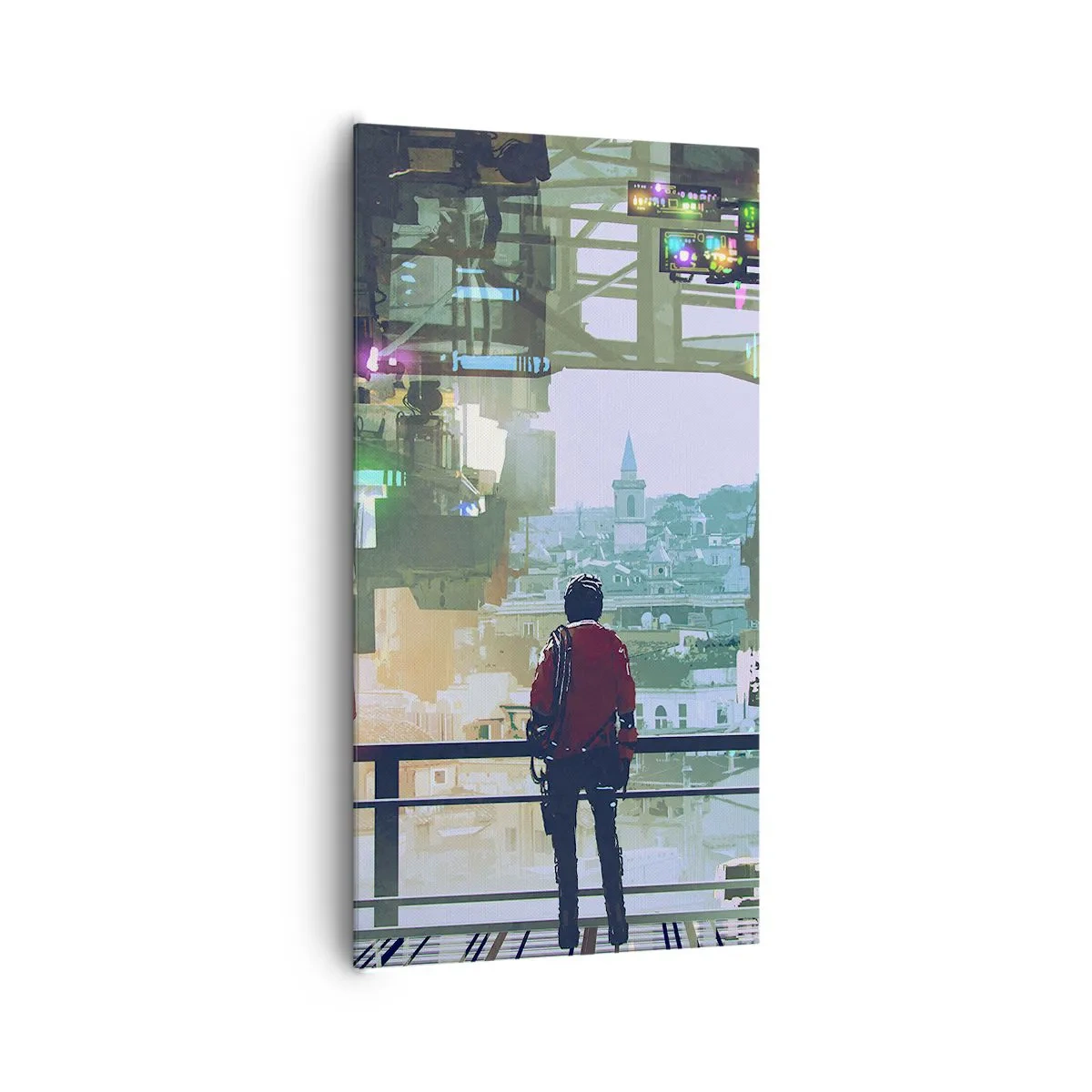 Impression sur toile - Image sur toile - Deux mondes - 65x120 cm