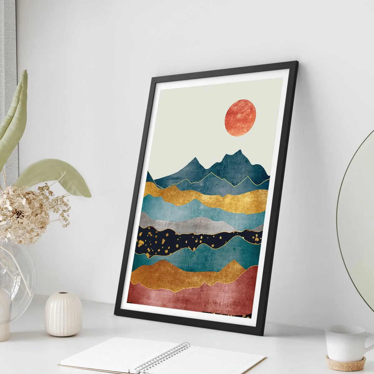 Affiche dans un cadre noir - Poster - Une coupe du monde - 61x91 cm