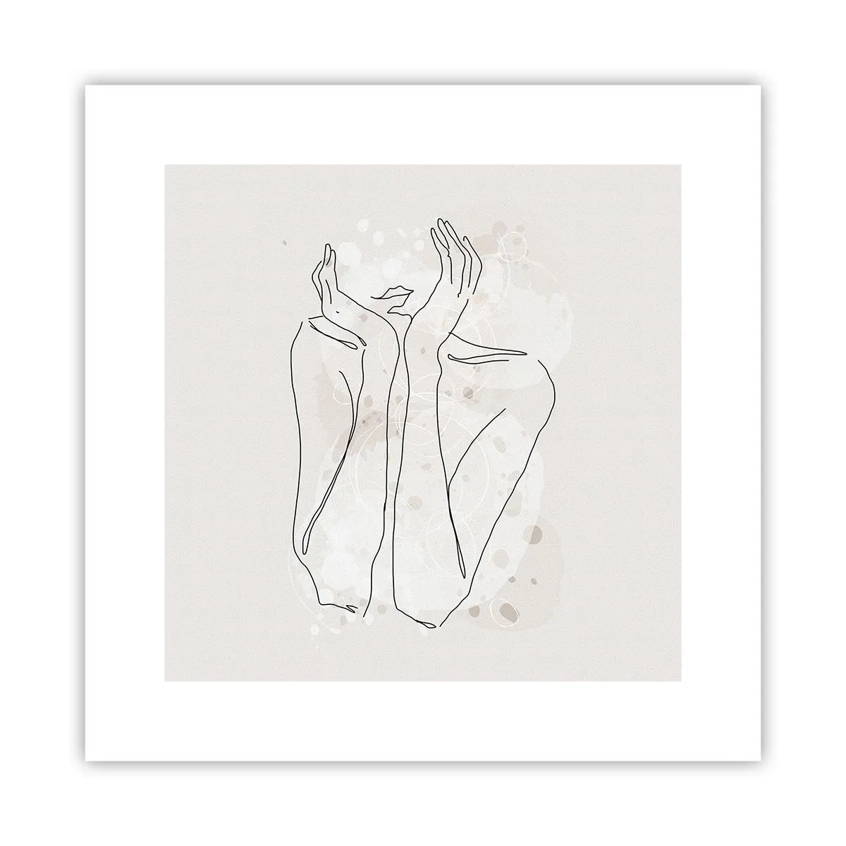 Affiche - Poster - Instant de rêve - 30x30 cm