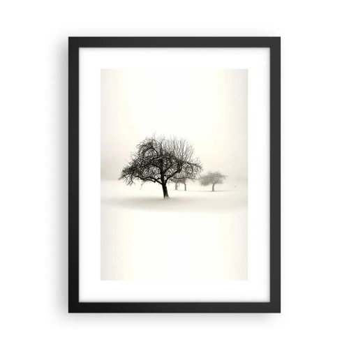 Affiche dans un cadre noir - Poster - Un rêve hivernal - 30x40 cm