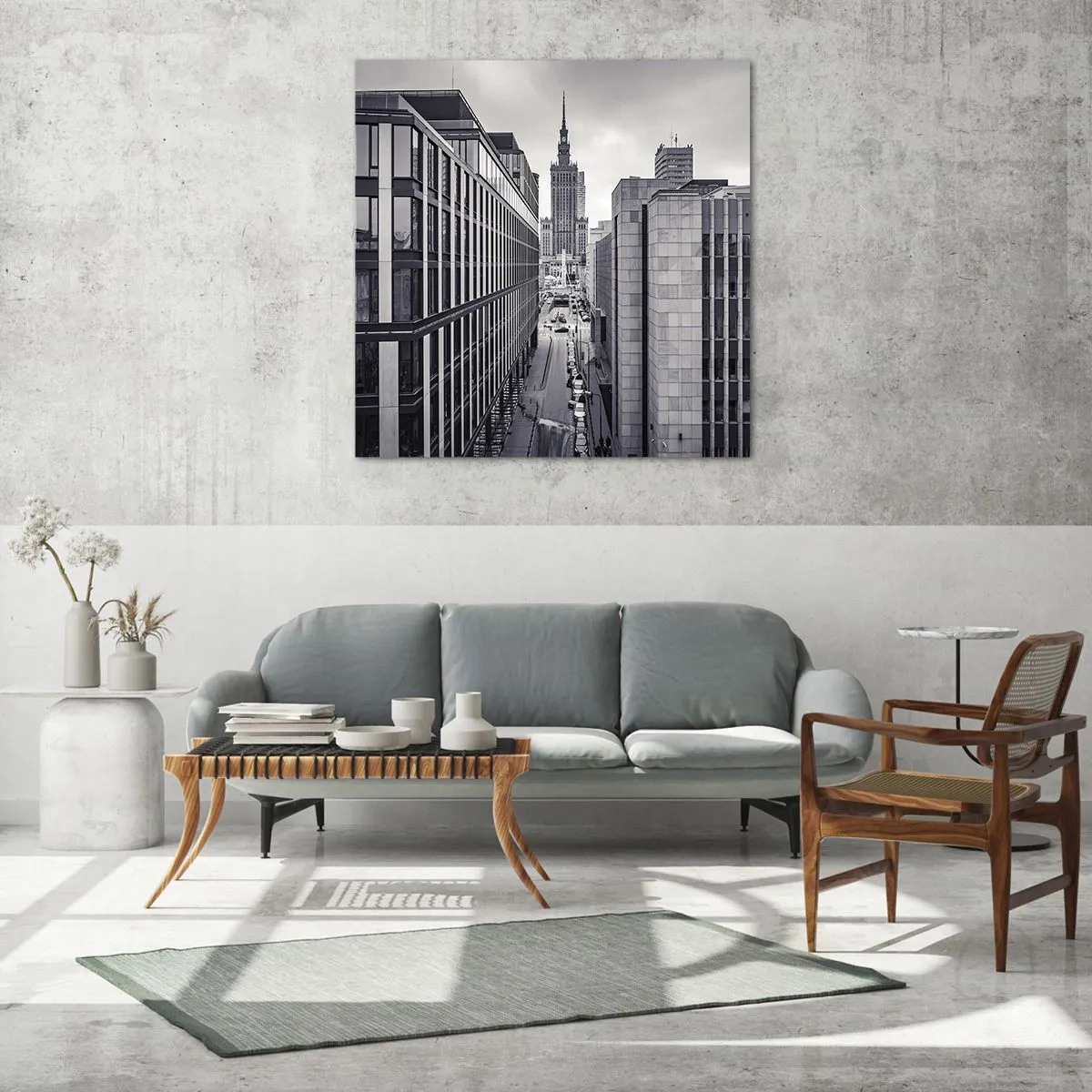 Impression sur verre - Image sur verre - Vallée de Varsovie - 50x50 cm