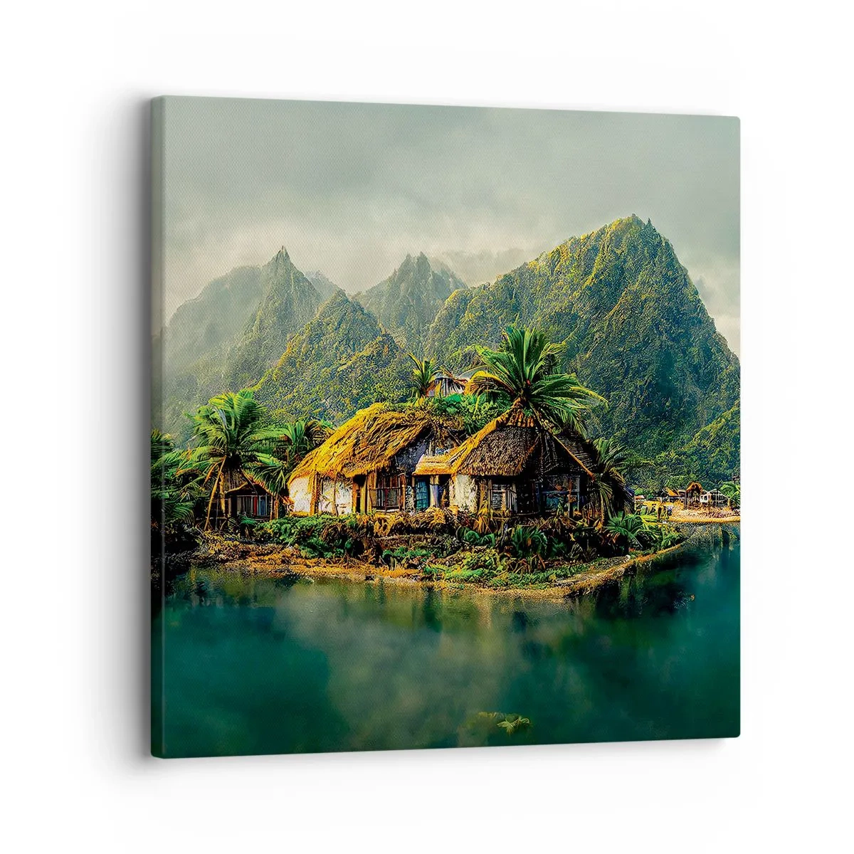 Impression sur toile - Image sur toile - Paradis tropical - 30x30 cm