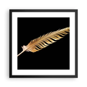 Affiche dans un cadre noir - Poster - Sans porte-plume - 40x40 cm