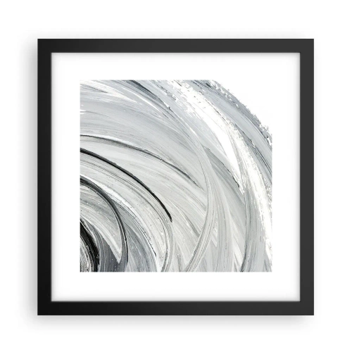 Affiche dans un cadre noir - Poster - Composition orbitale - 30x30 cm