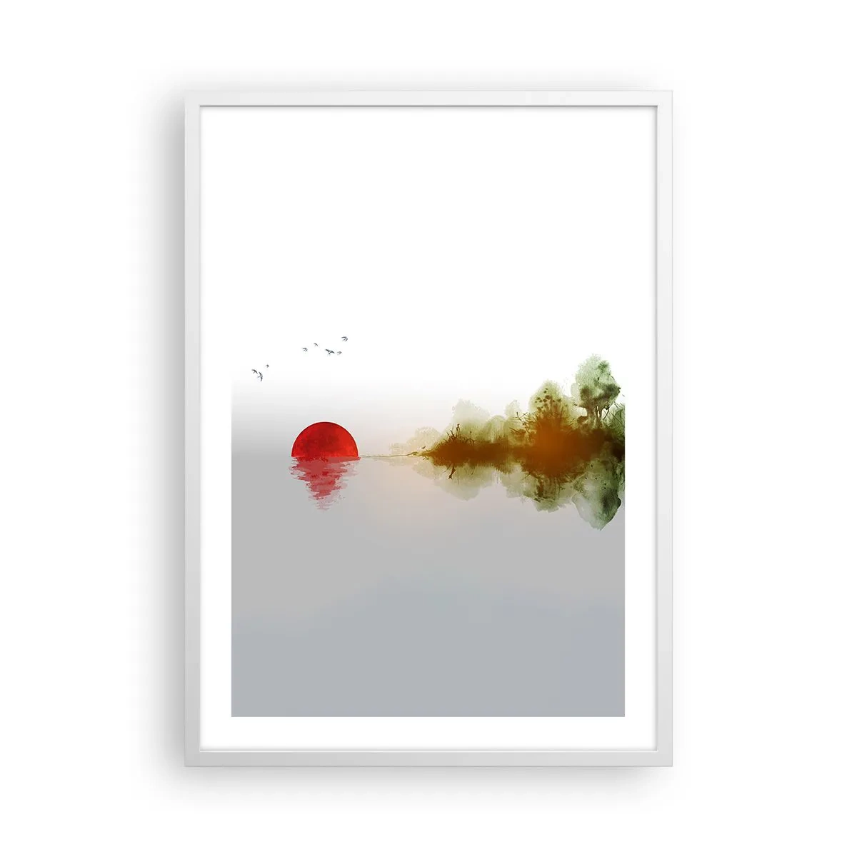 Affiche dans un cadre blanc - Poster - Une promesse de paix - 50x70 cm