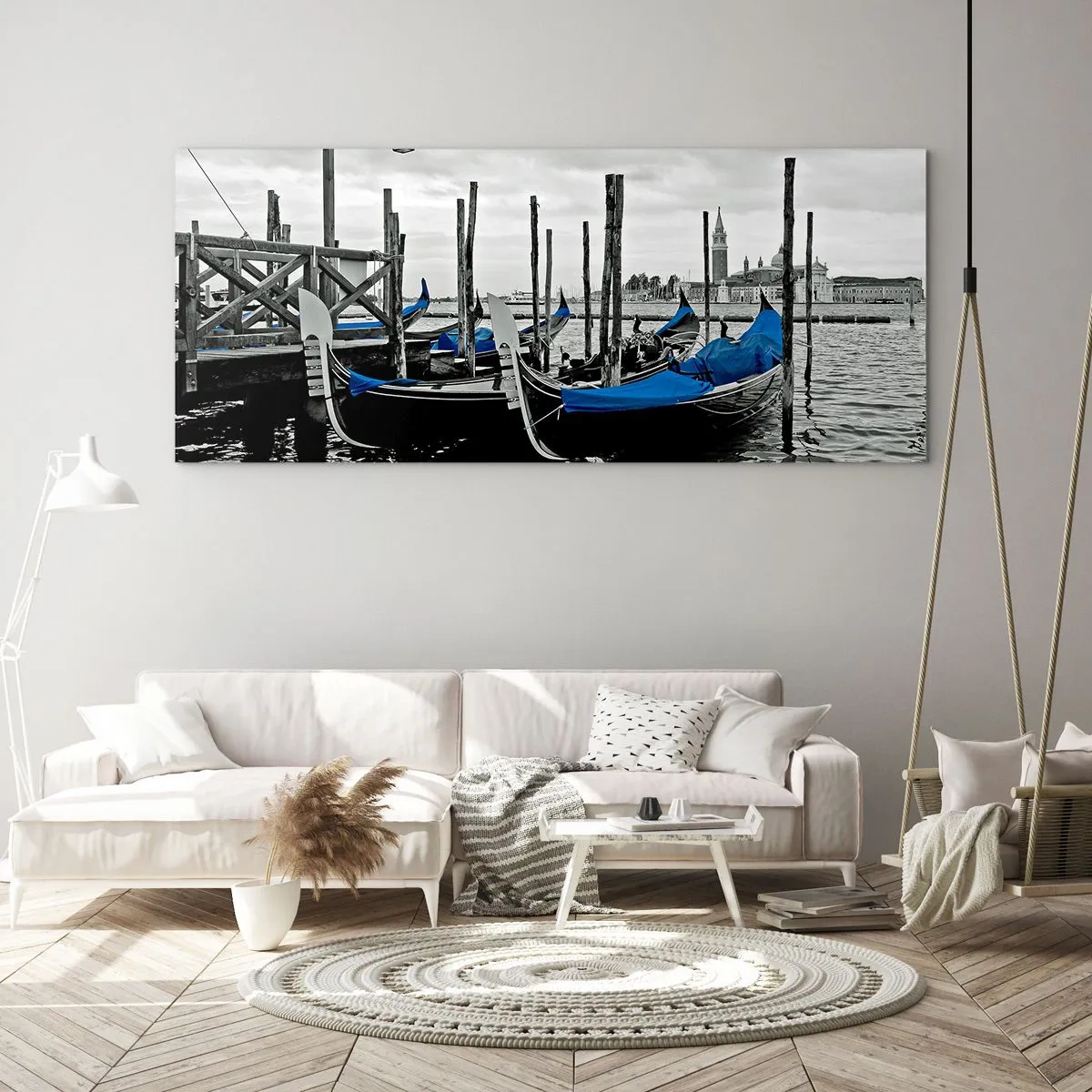 Impression sur verre - Image sur verre - Venise pensive - 90x30 cm