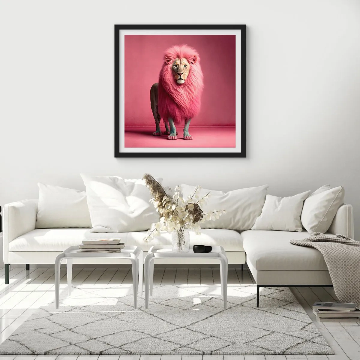 Affiche dans un cadre noir - Poster - Et tu n'as plus peur - 40x40 cm