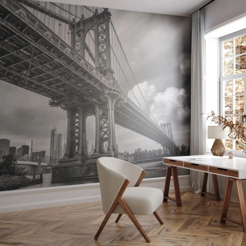 Papier Peint Photo Premium Canvas - Au coeur de la ville - New York, Ville, Manhattan - 450x315 cm
