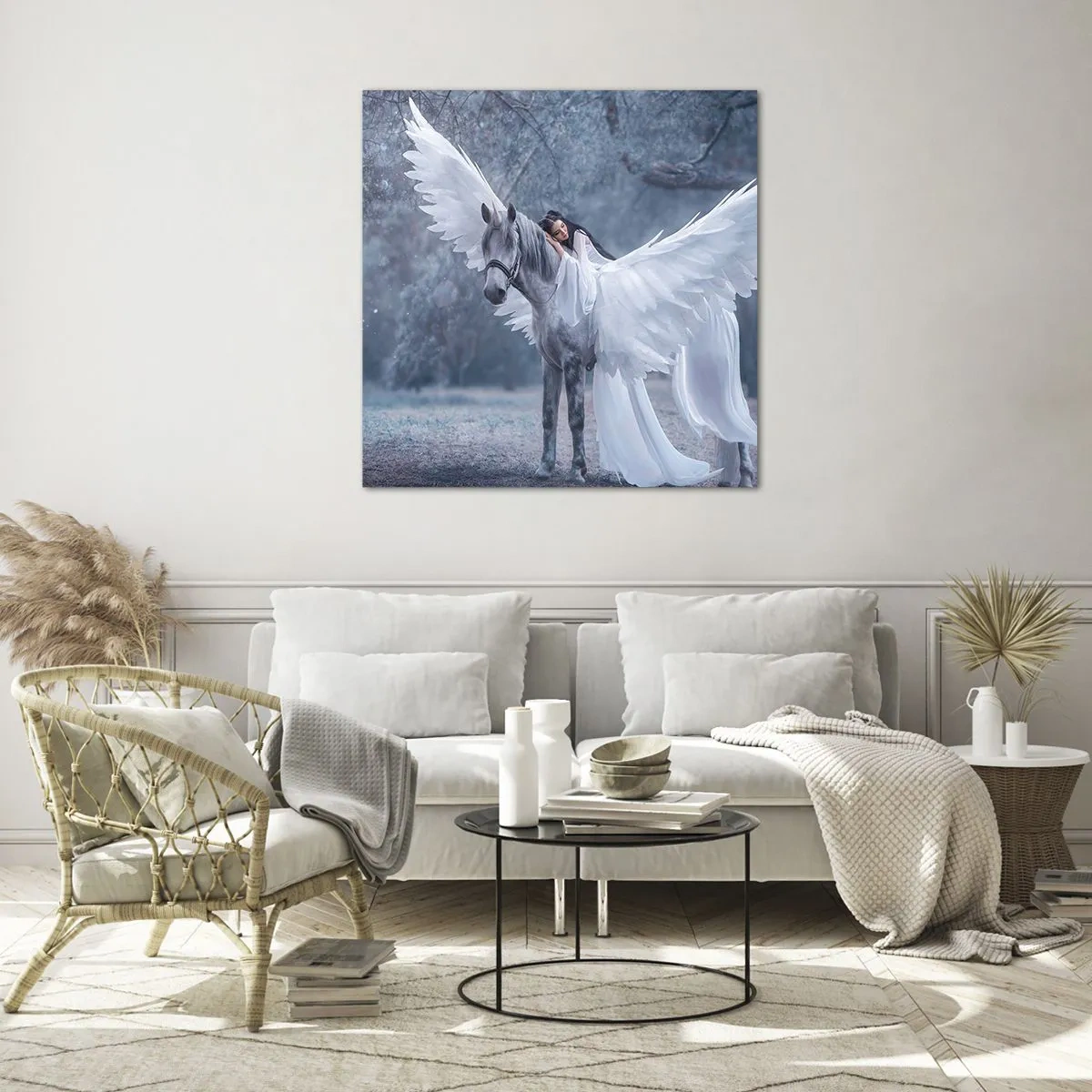 Impression sur verre - Image sur verre - Un moment inspiré - 70x70 cm