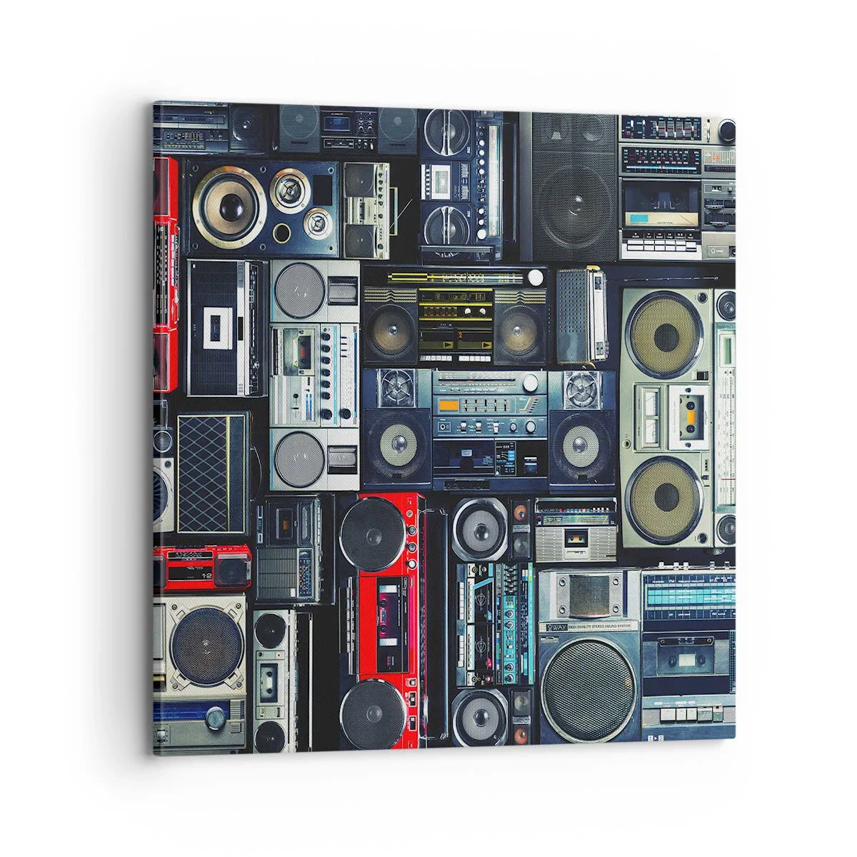 Impression sur toile - Image sur toile - Nostalgie des années 80 - 70x70 cm