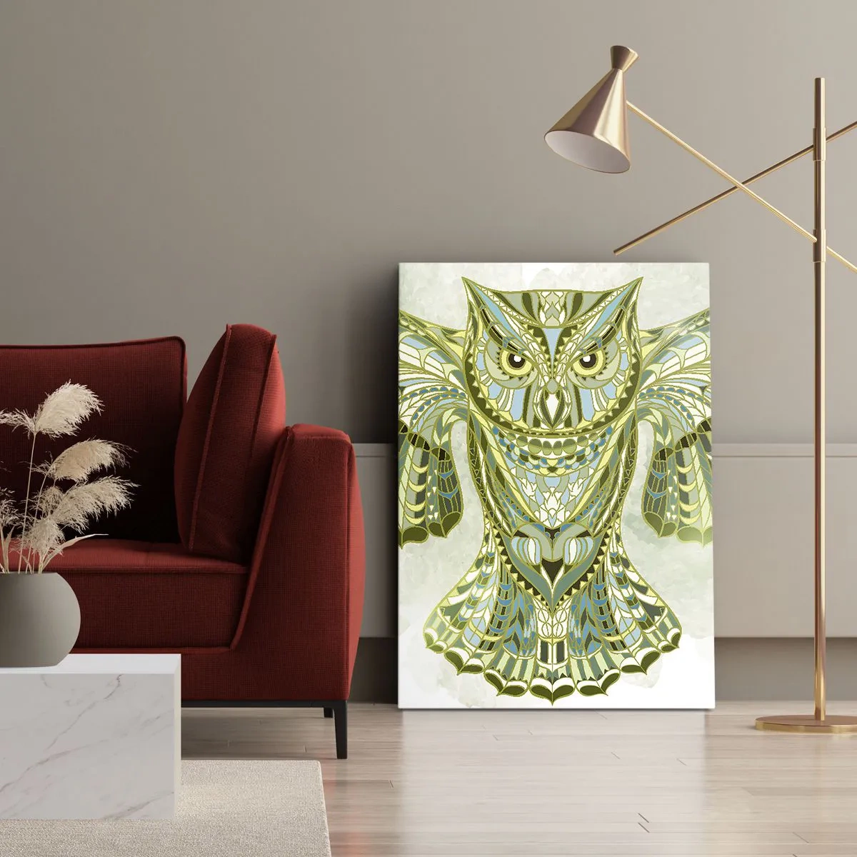 Impression sur toile - Image sur toile - D'un bosquet sacré celtique - 45x80 cm