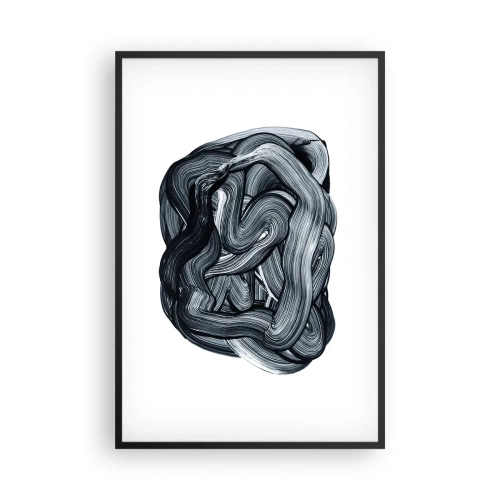 Affiche dans un cadre noir - Poster - Ce n'est pas si simple - 61x91 cm