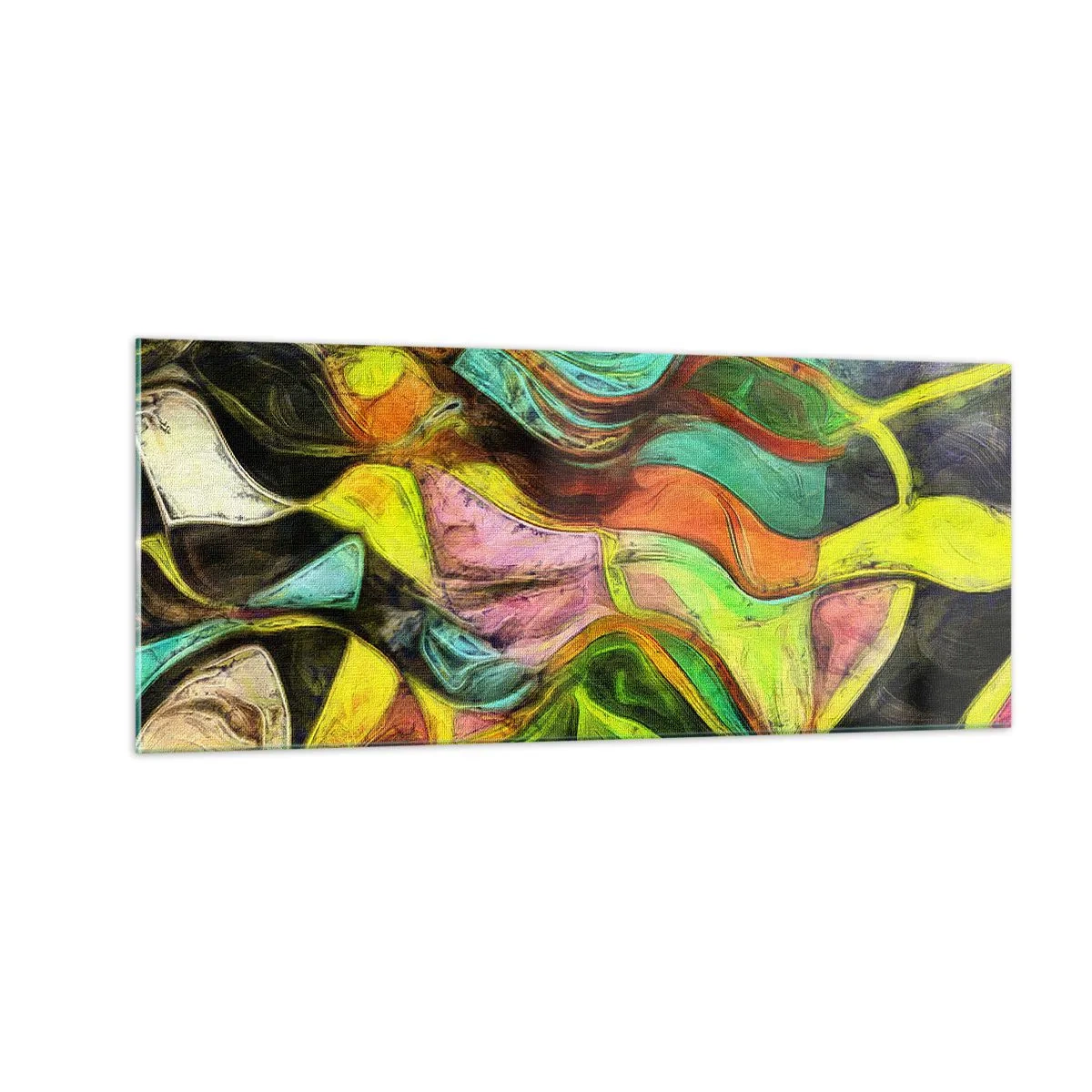 Impression sur verre - Image sur verre - Le mouvement c'est la vie - 100x40 cm