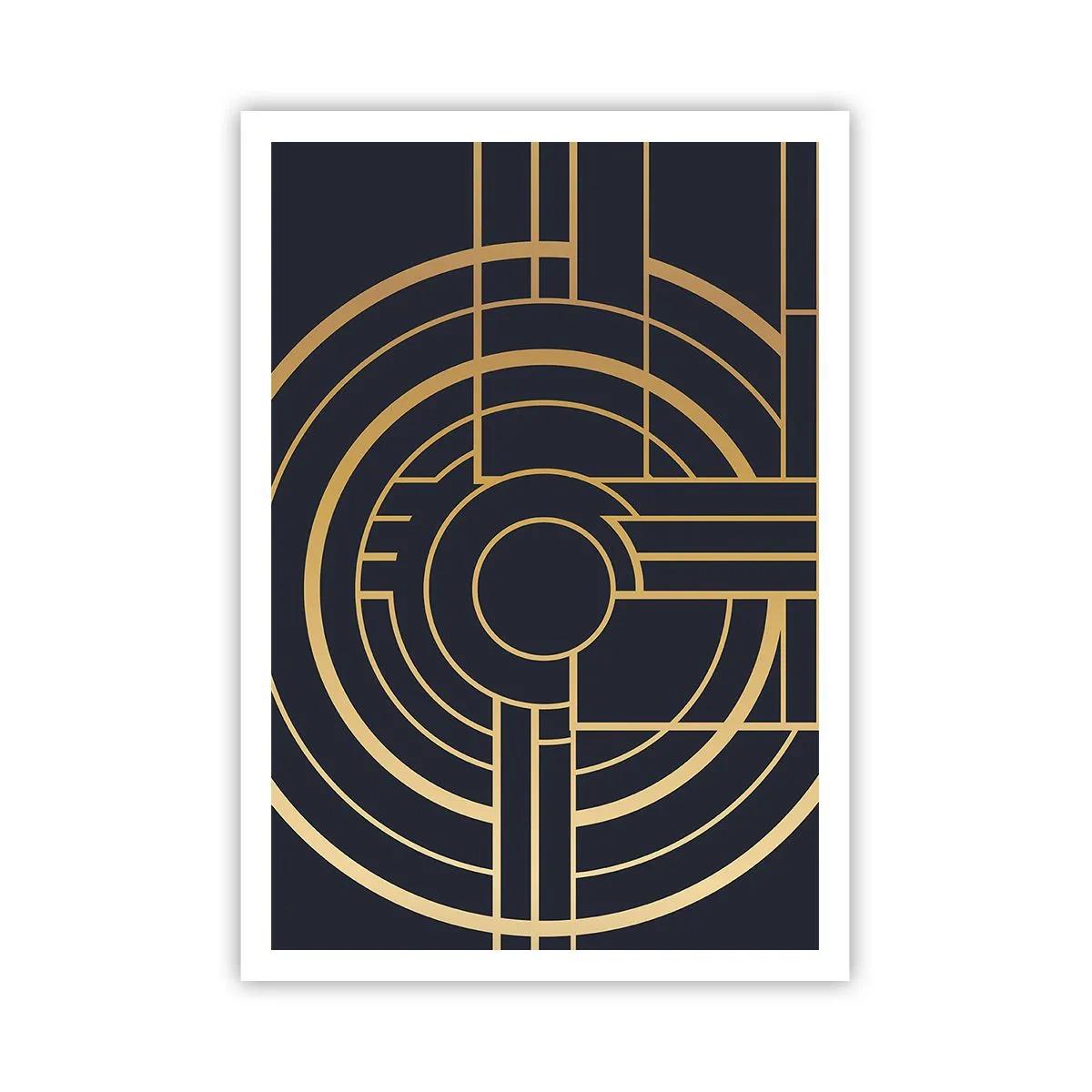 Affiche - Poster - Rotation des éléments - 70x100 cm