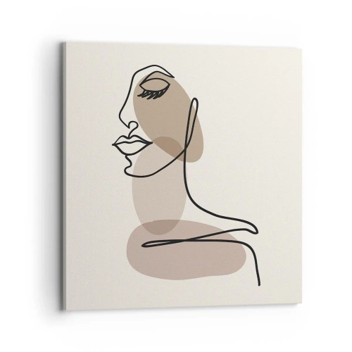 Impression sur toile - Image sur toile - Une certaine ligne de beauté - 70x70 cm