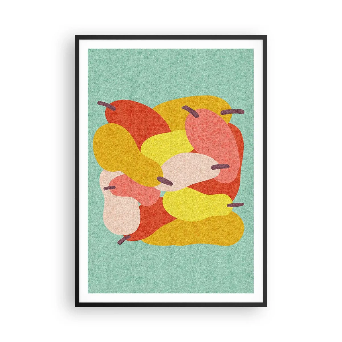 Affiche dans un cadre noir - Poster - Essayez le soleil d'été - 70x100 cm