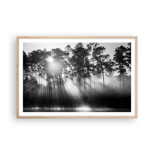 Affiche dans un chêne clair - Poster - Soleil inarrêtable - 91x61 cm