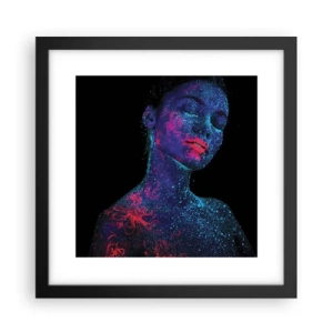 Affiche dans un cadre noir - Poster - Dans la poussière d'étoiles - 30x30 cm