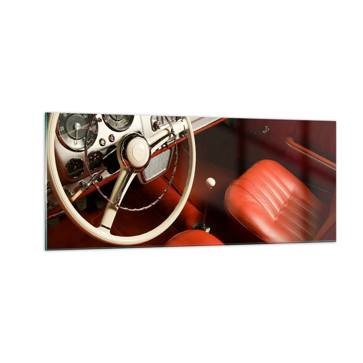 Impression sur verre - Image sur verre - Luxe de style vintage - 100x40 cm