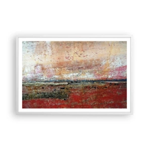 Affiche dans un cadre blanc - Poster - C'est peut-être la mer - 91x61 cm