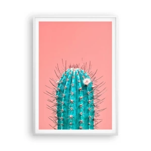 Affiche dans un cadre blanc - Poster - Juste regarde - 70x100 cm