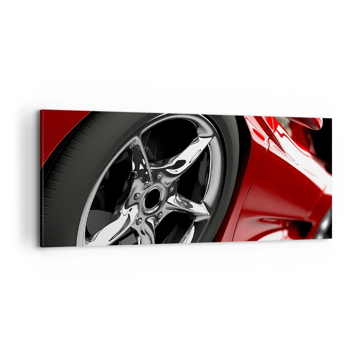 Impression sur toile - Image sur toile - Conçu pour la vitesse - 100x40 cm