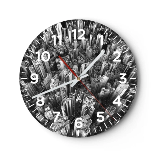 Horloge murale - Pendule murale - Toujours de plus en plus haut - 30x30 cm