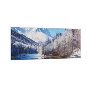 Impression sur verre - Image sur verre - Protecteur de la neige - 100x40 cm