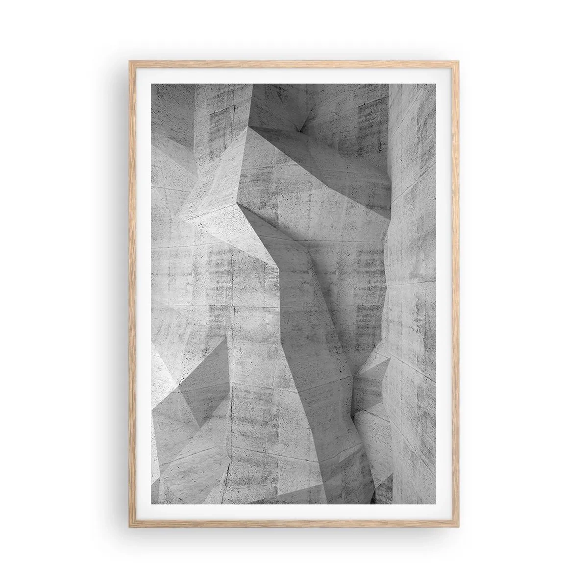 Affiche dans un chêne clair - Poster - Un vrai challenge - 70x100 cm