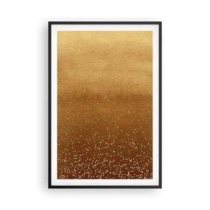 Affiche dans un cadre noir - Poster - Origine du monde - 61x91 cm