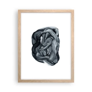 Affiche dans un chêne clair - Poster - Ce n'est pas si simple - 30x40 cm