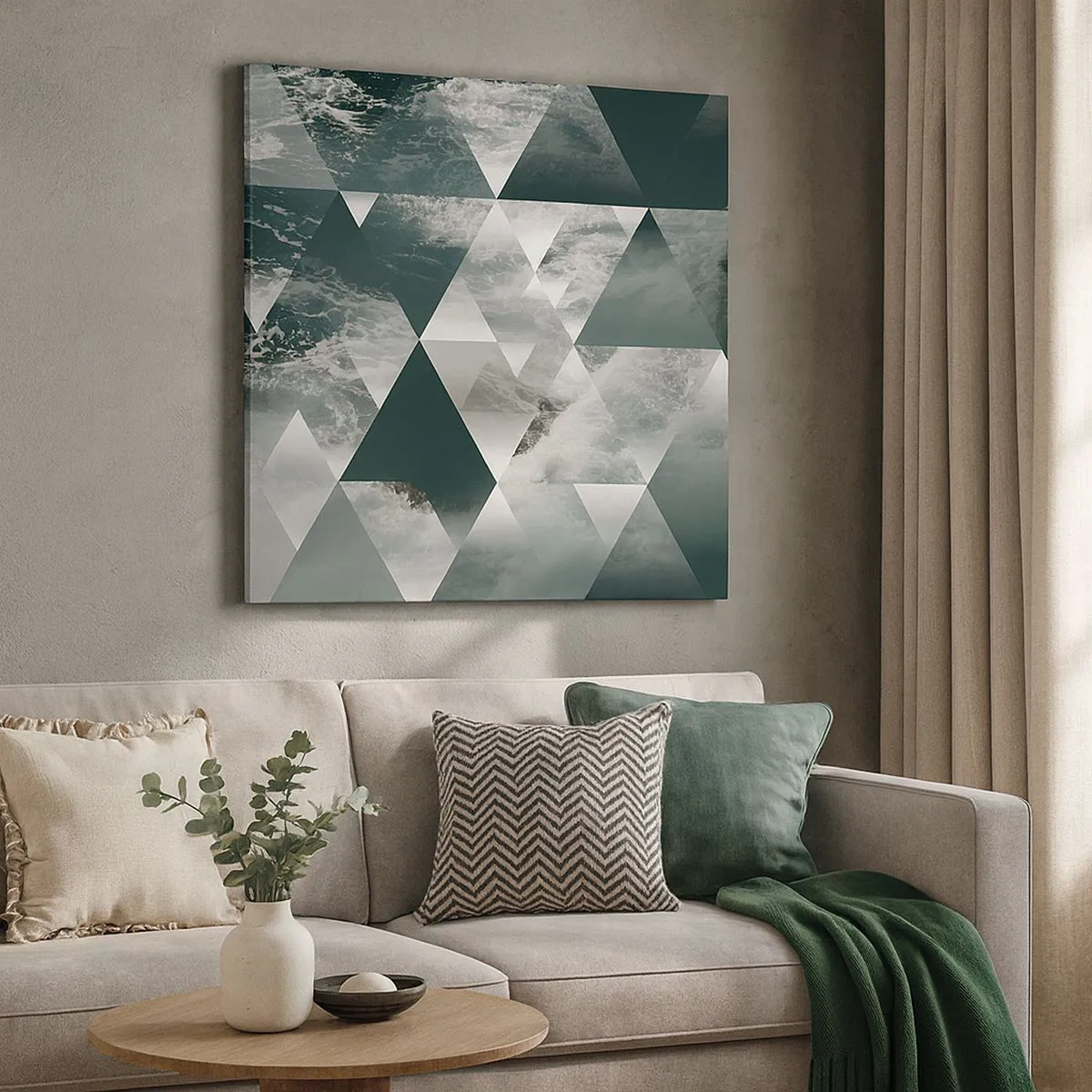 Impression sur toile - Image sur toile - Point de vue de cristal - 30x30 cm