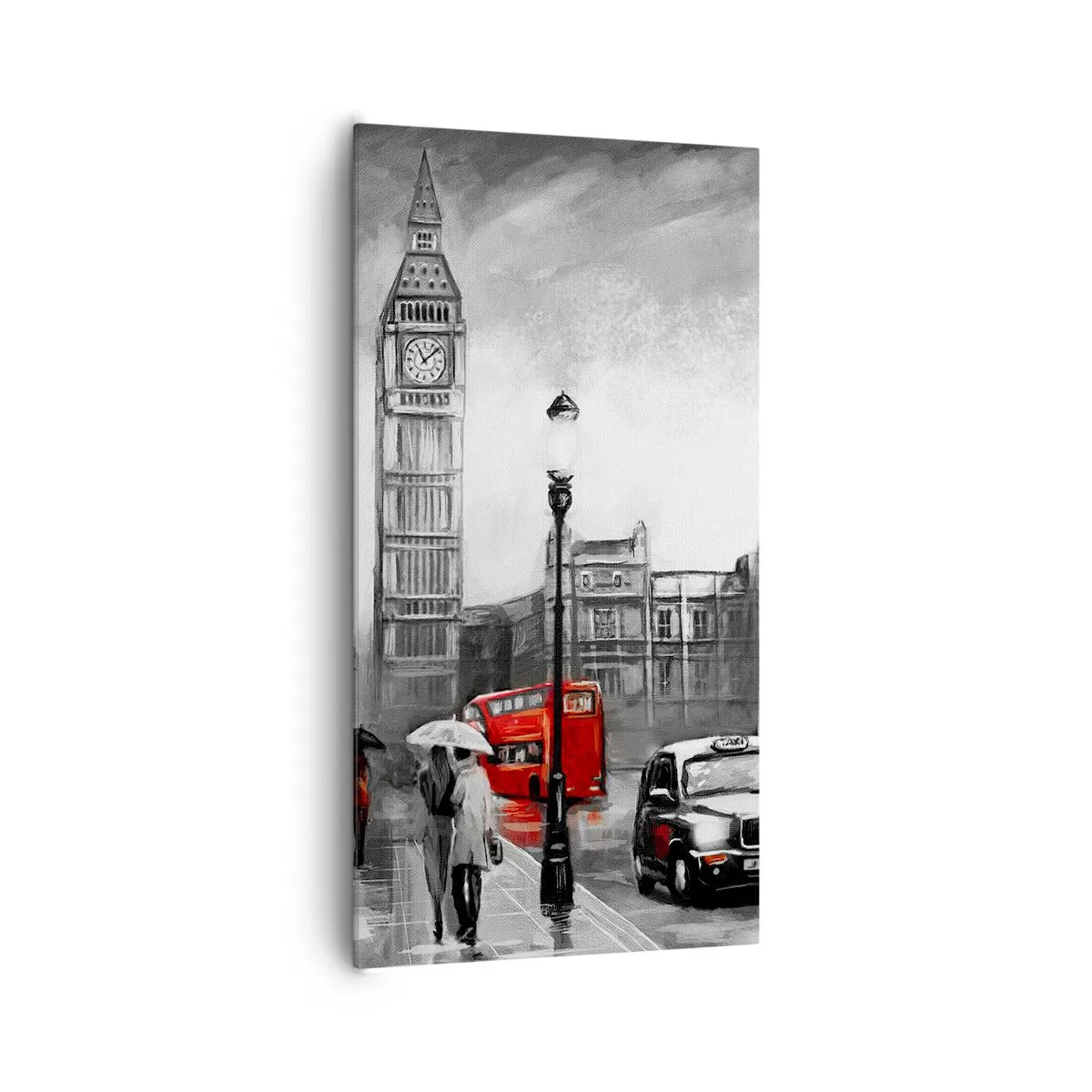 Impression sur toile - Image sur toile - Pas du tout une ville grise - 65x120 cm