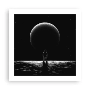 Affiche - Poster - Face à face - 50x50 cm