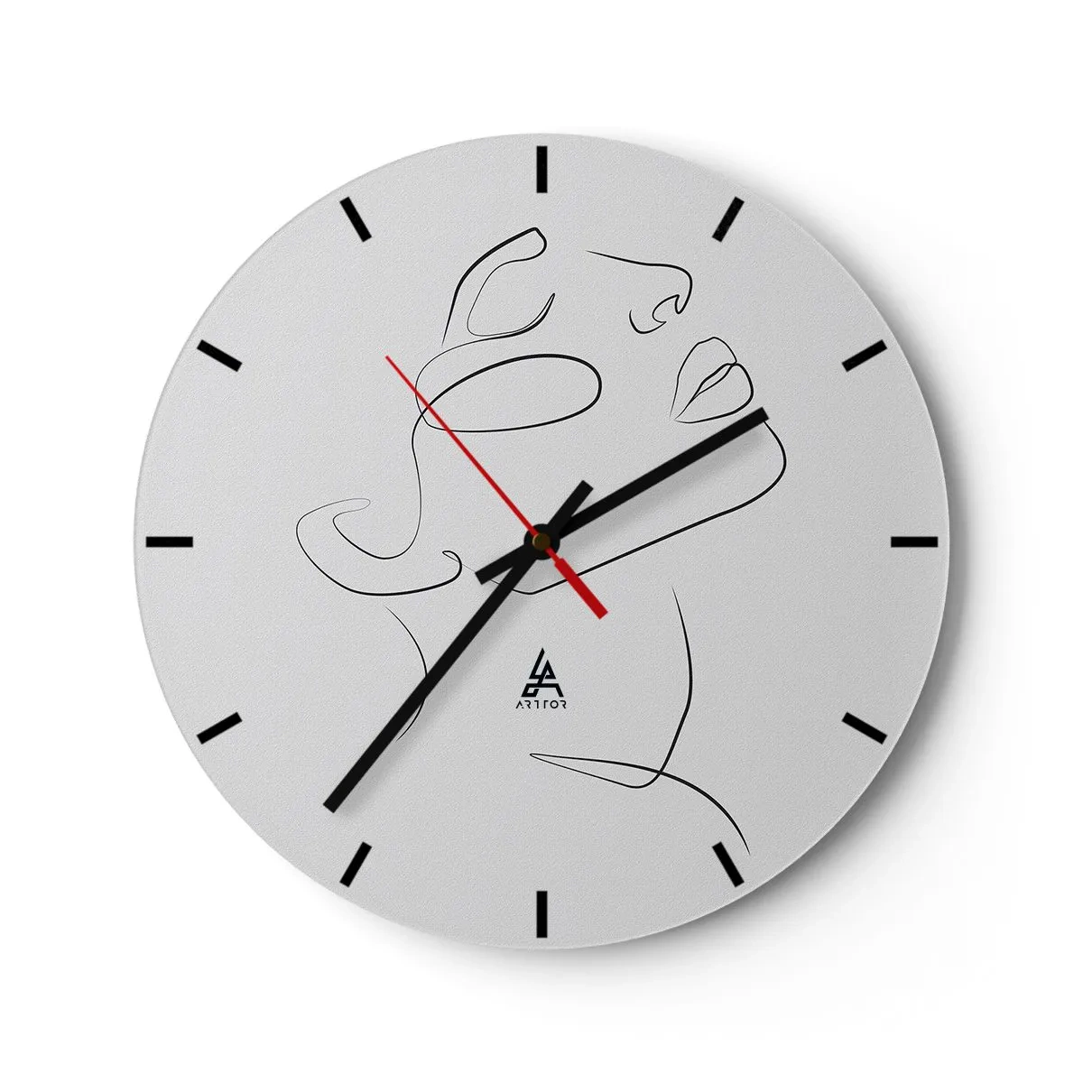 Horloge murale - Pendule murale - Méandre du rêve - 40x40 cm