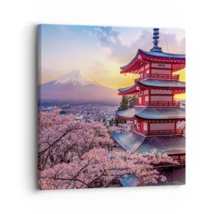 Impression sur toile - Image sur toile - Essence d'âme japonnaise - 30x30 cm