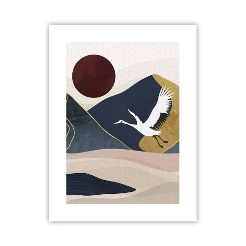 Affiche - Poster - Encore une fois, la journée s'est ÉCOULÉE - 30x40 cm