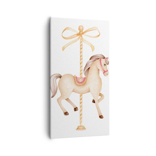 Impression sur toile - Image sur toile - Un trot gracieux - 55x100 cm