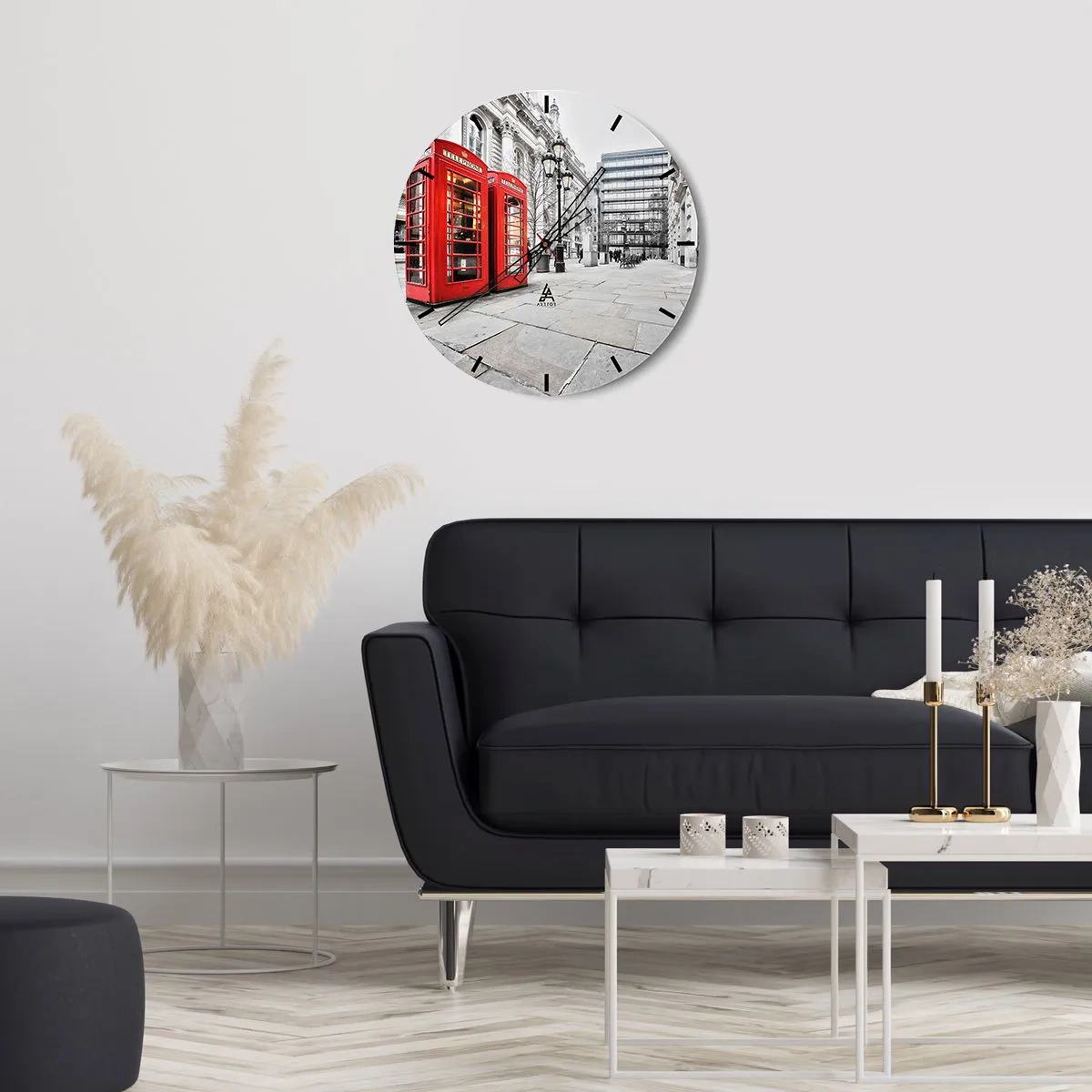 Horloge murale - Pendule murale - Welcome to London - 40x40 cm